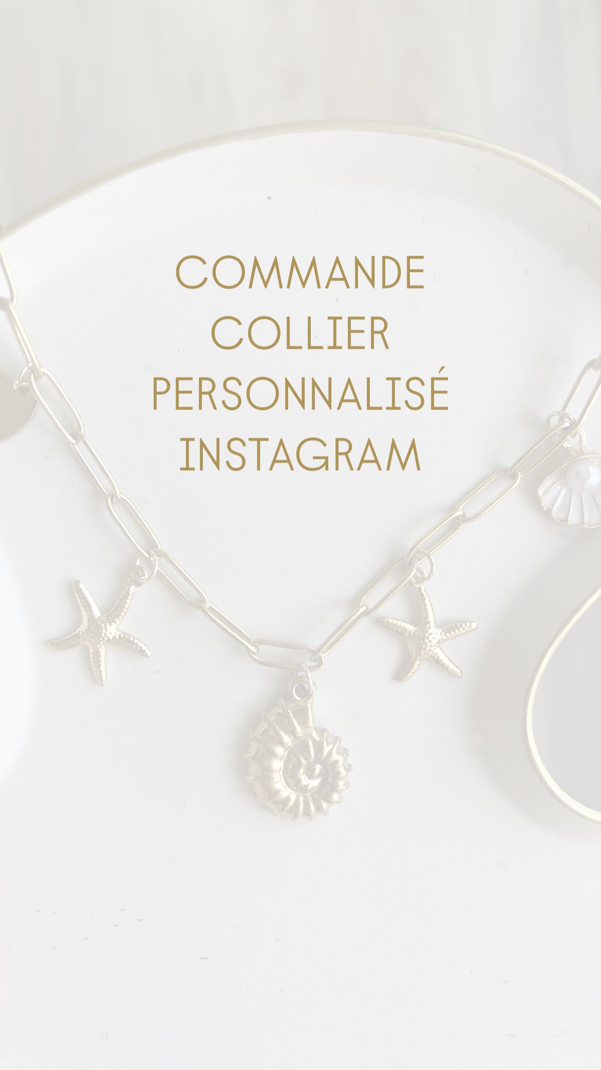 Collier charms - PERSONNALISÉ - INSTA