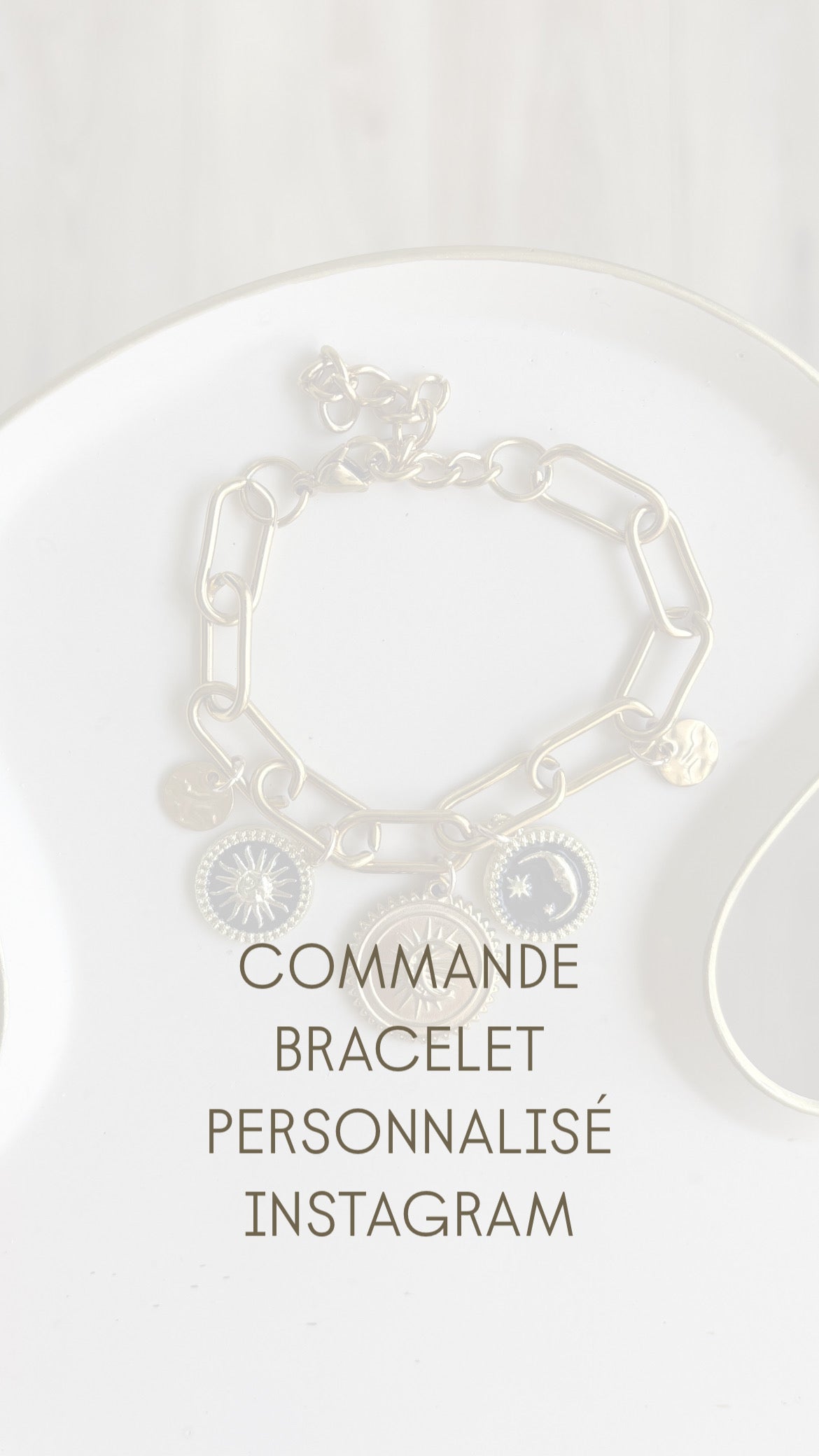 Bracelet charms - PERSONNALISÉ - INSTA