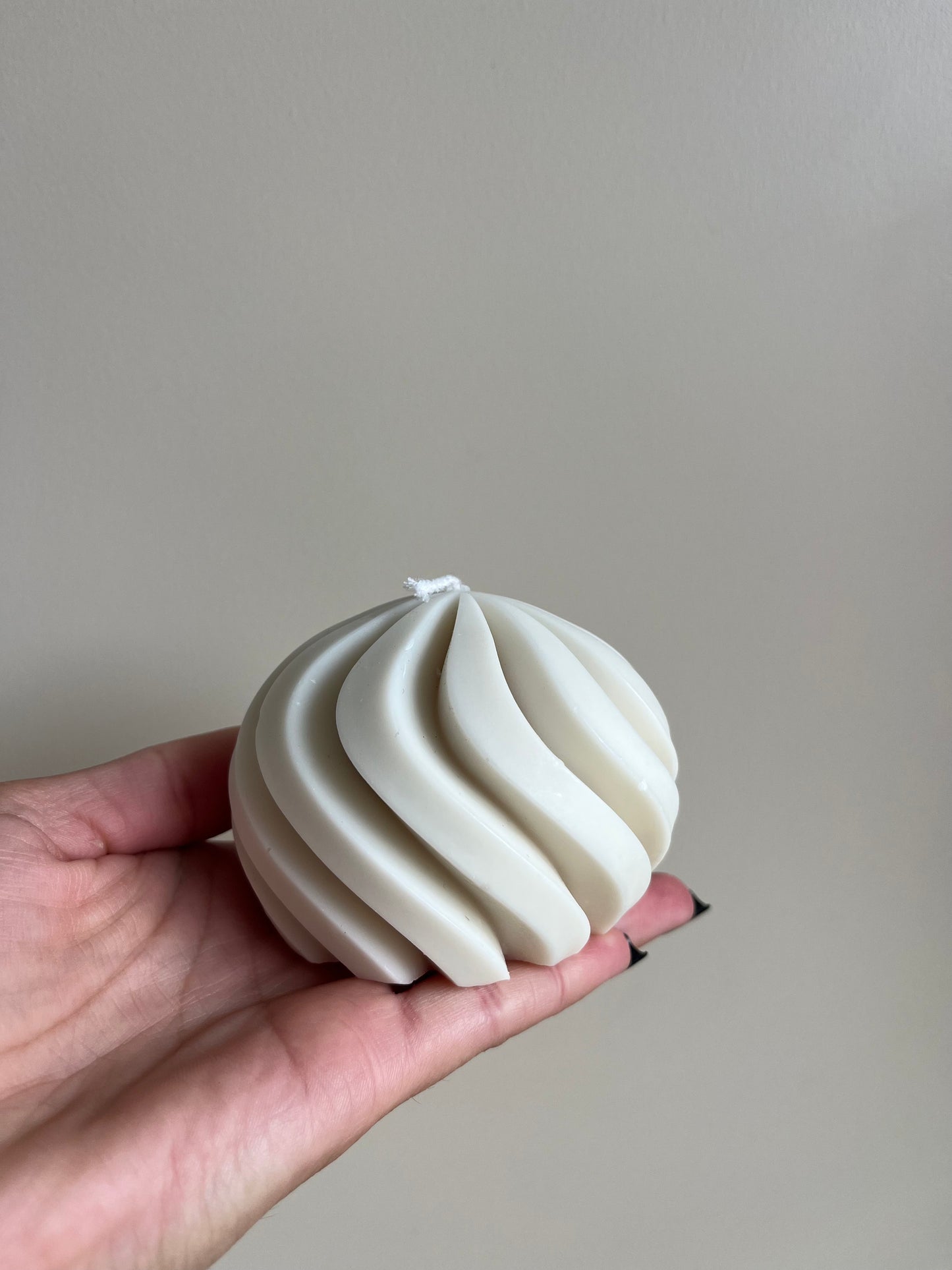 Bougie végétale Sphère - Fleur de coton
