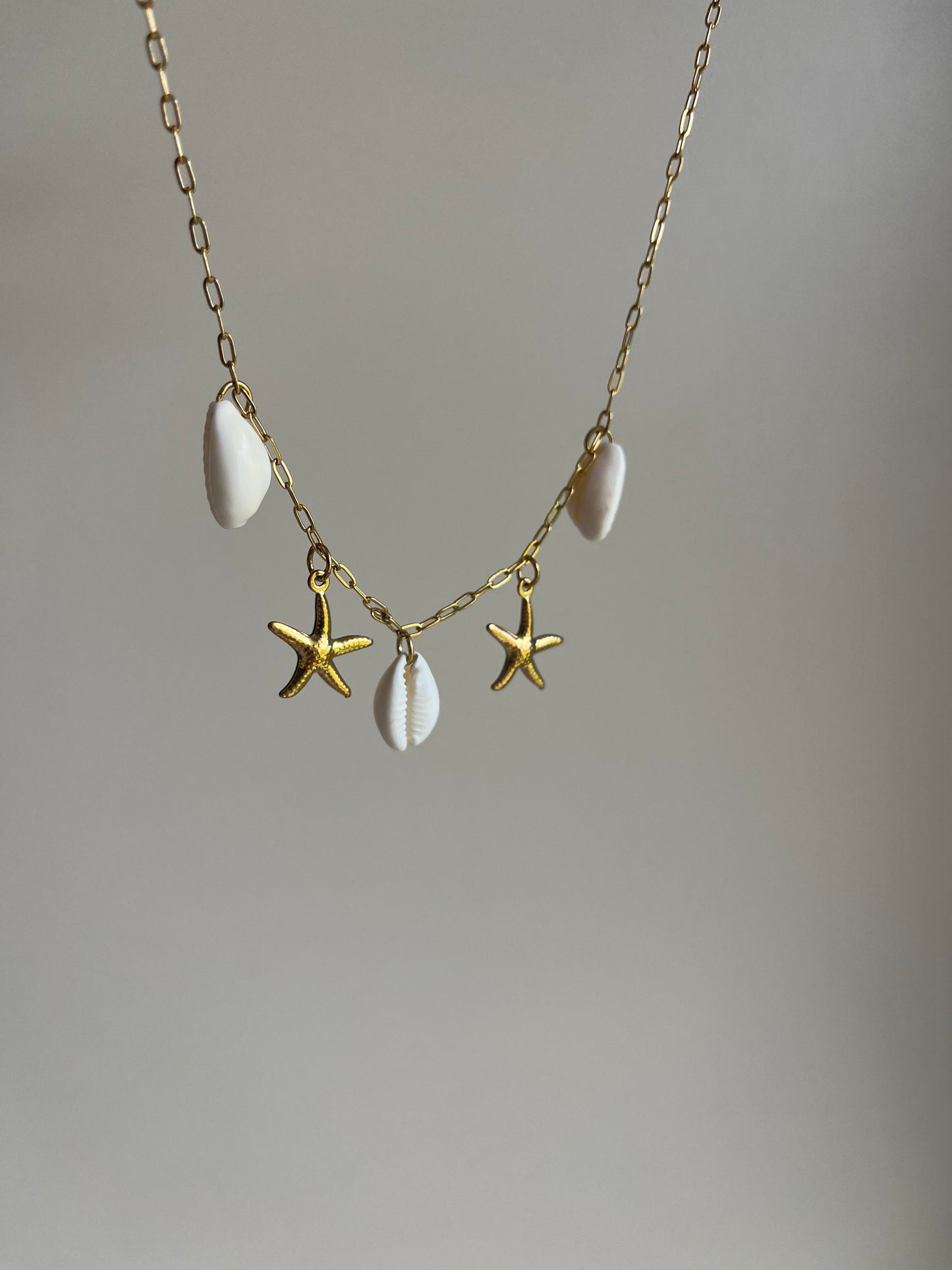 Collier Stella - Coquillage et pendentifs étoile de mer
