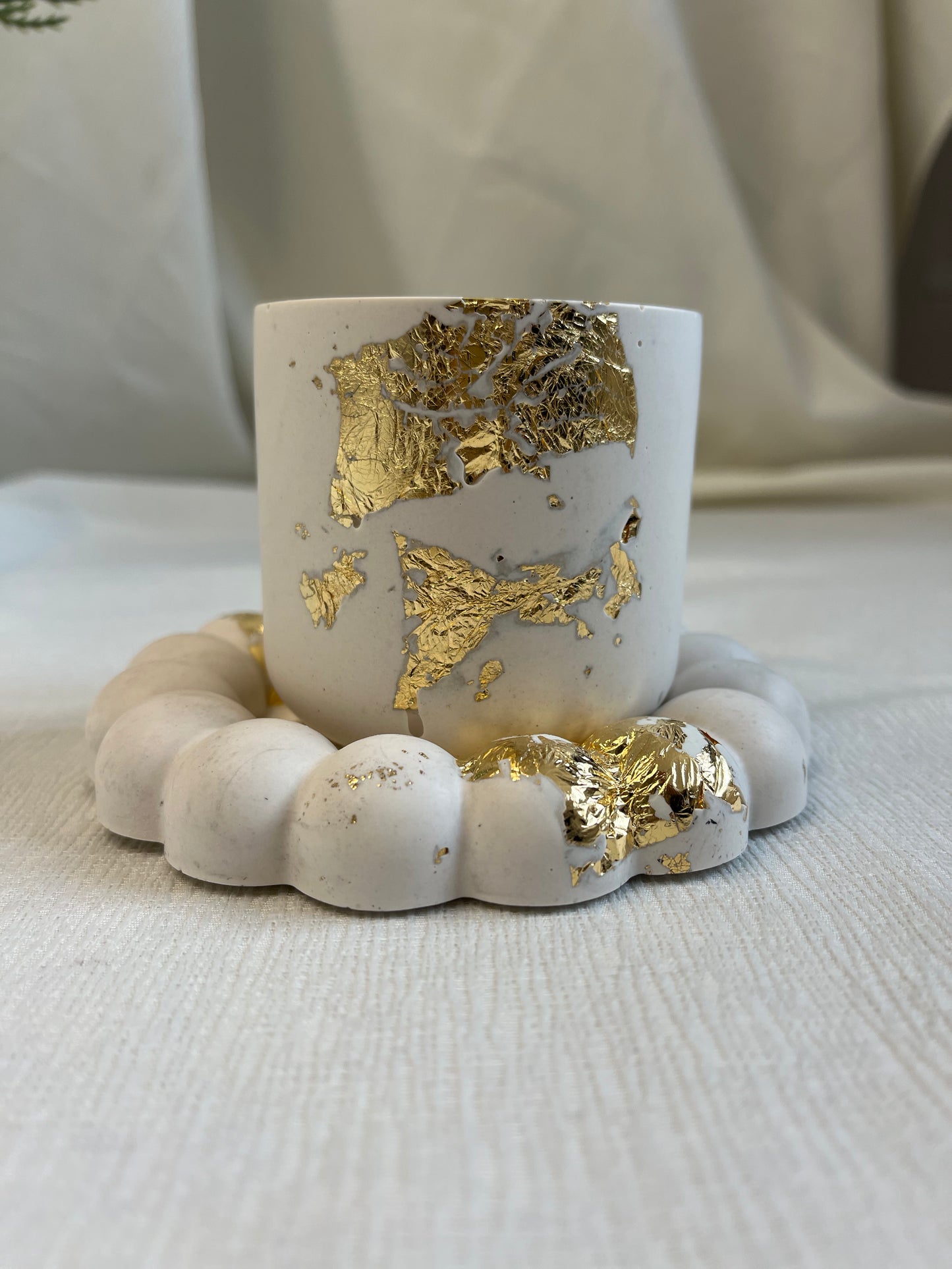 Plateau de décoration Bubble Blanc