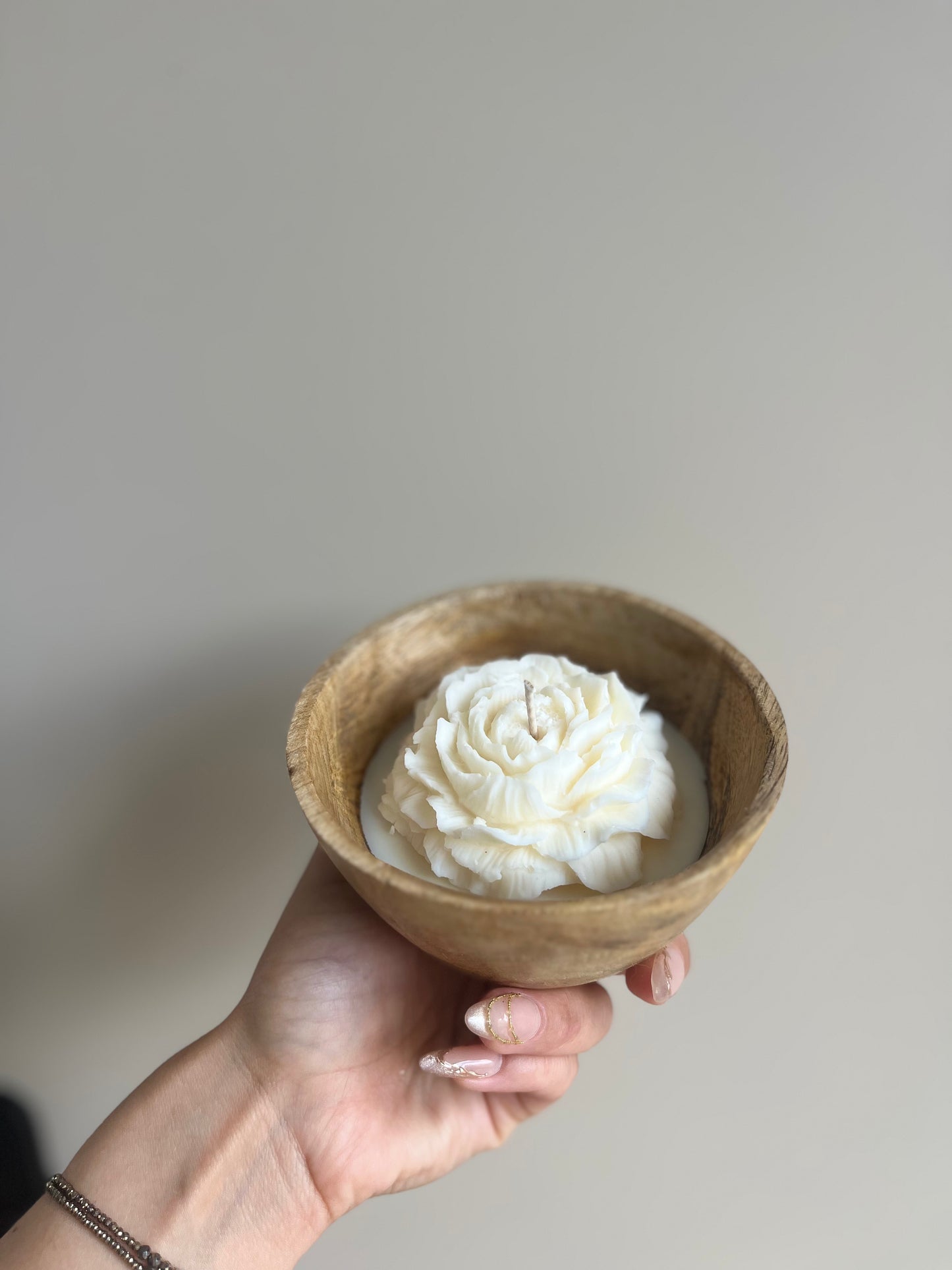 Bougie végétale - Nénuphar - Fleur de coton