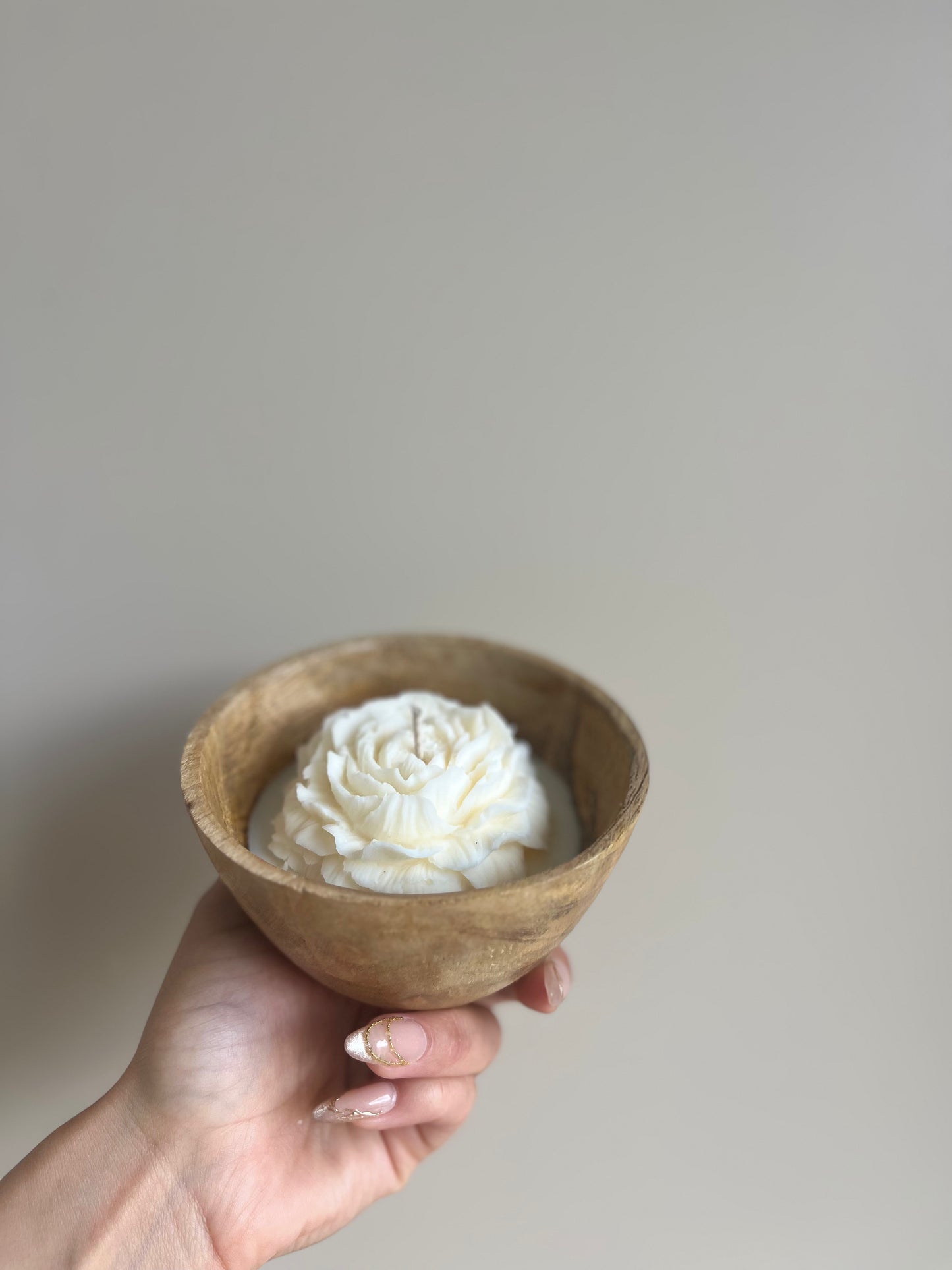 Bougie végétale - Nénuphar - Fleur de coton