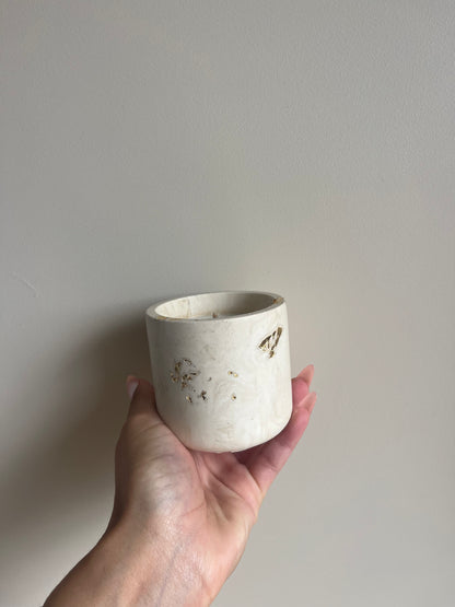 Bougie végétale Mademoiselle – Moka marbre édition