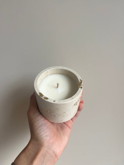Bougie végétale Mademoiselle – Moka marbre édition