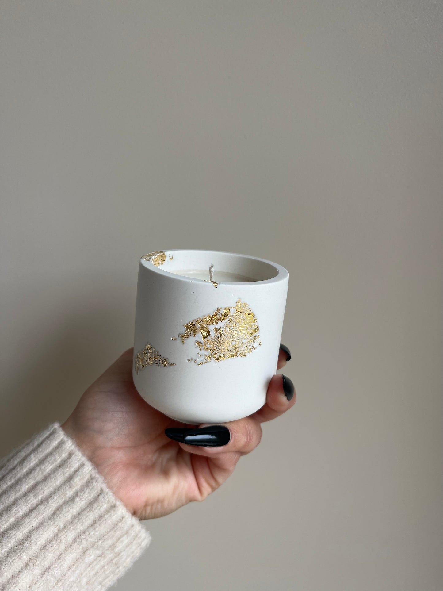 Bougie végétale Fleur de Coton – Feuilles d’or – 30h – You Gold This