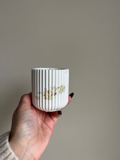 Bougie végétale Agrume et Sauge – Feuilles d'or – 35h – You Gold This