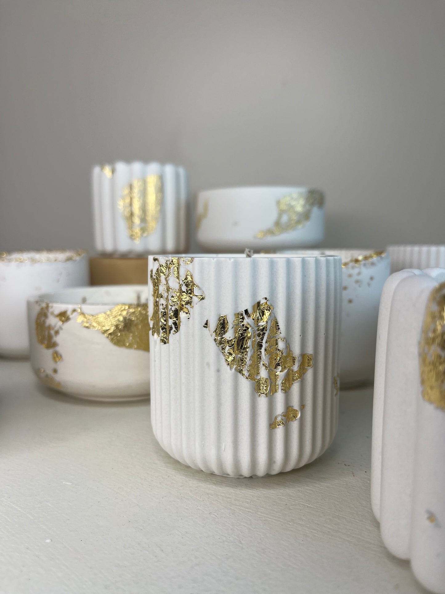 Bougie végétale Agrume et Sauge – Feuilles d’or – 30h – You Gold Thi