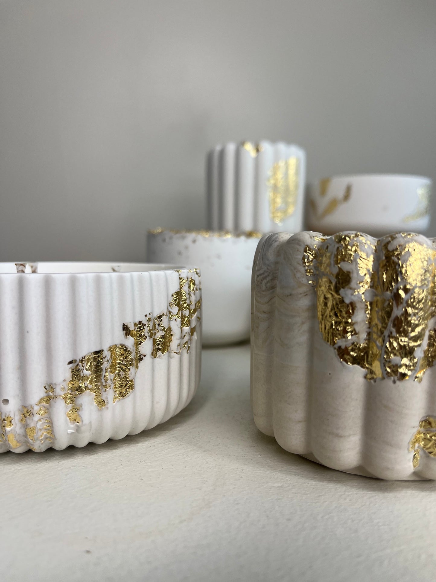 Bougie végétale Fleur de Coton – Feuilles d’or – 30h – You Gold This