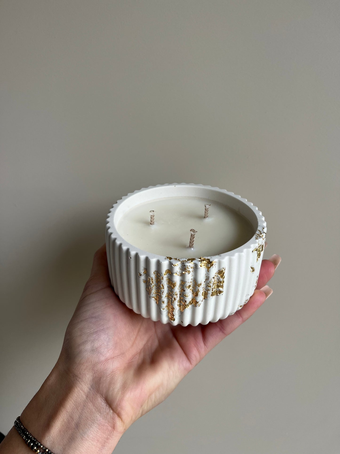 Bougie végétale Agrume et Sauge – Feuilles d’or – 40h – You Gold This