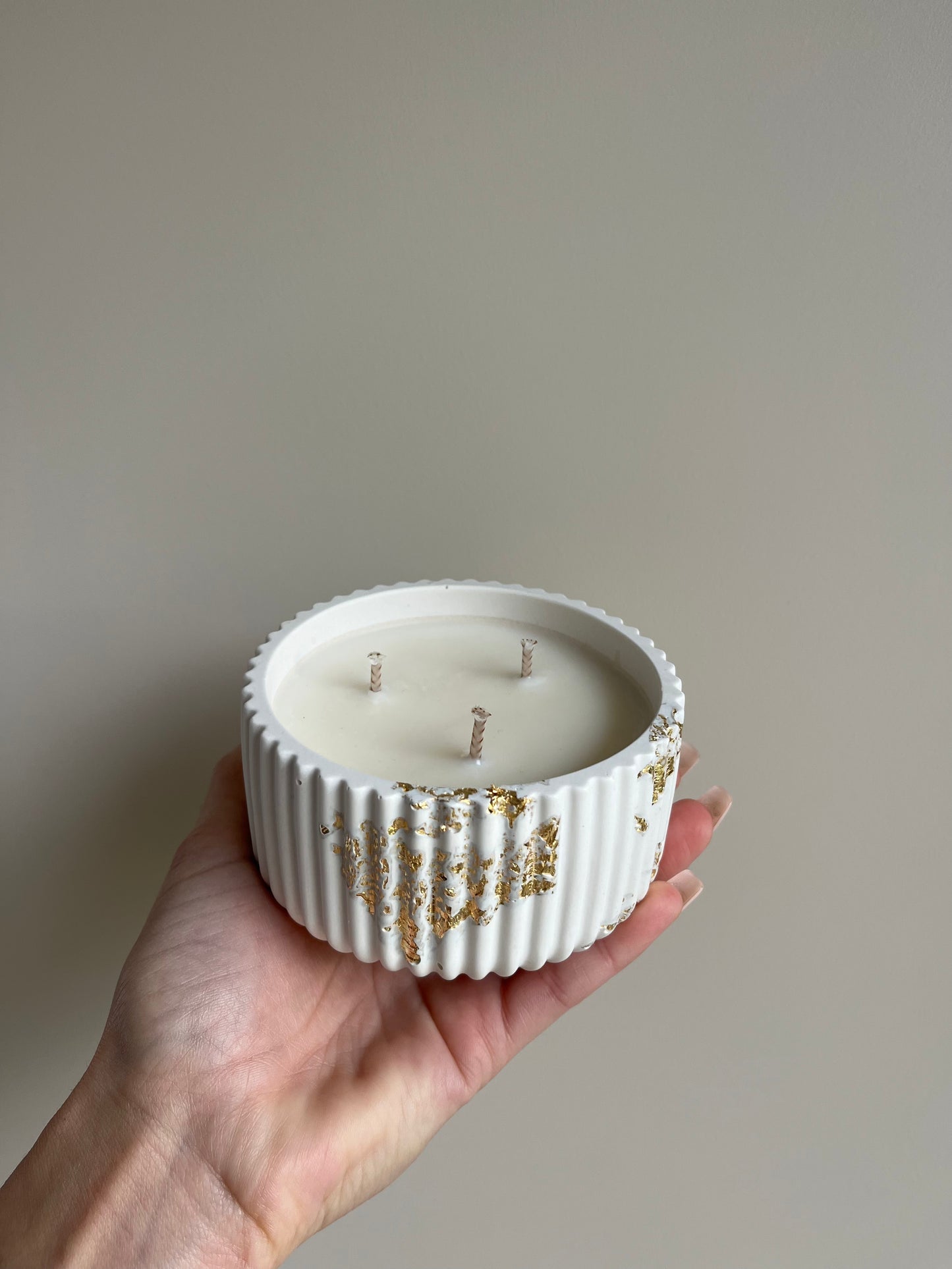 Bougie végétale Agrume et Sauge – Feuilles d’or – 40h – You Gold This