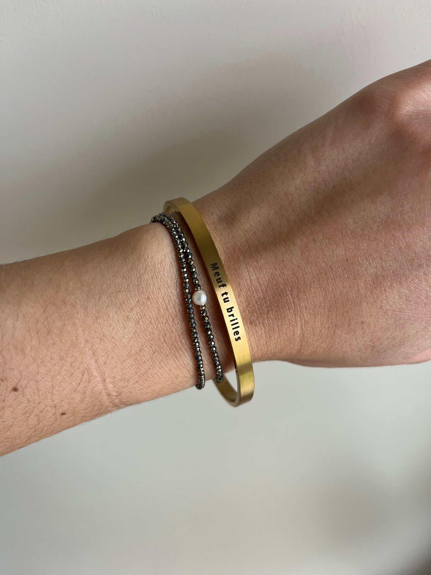 Jonc doré Meuf Tu Brilles – Bijoux – You Gold This – Collection Meuf Tu Brilles