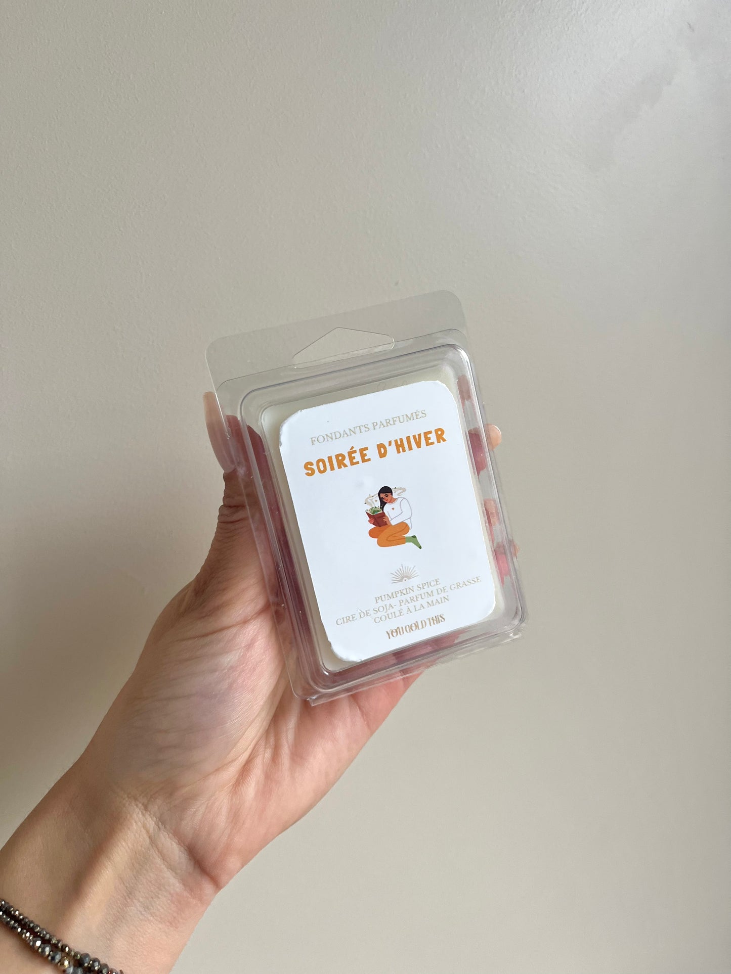 Fondants parfumés Soirée d'hiver– Pumpkin spice – 6 pièces – Cire de soja – You Gold This