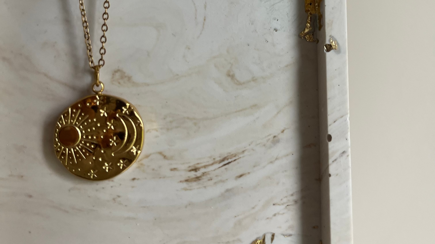 Collier pendentif Luna