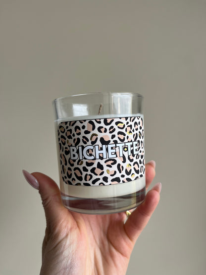 Bougie parfumée Bichette – Ambre Gris – Bougie végétale – You Gold This – Cadeau original