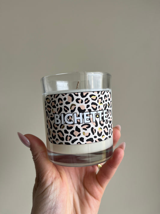 Bougie parfumée Bichette – Ambre Gris – Bougie végétale – You Gold This – Cadeau original