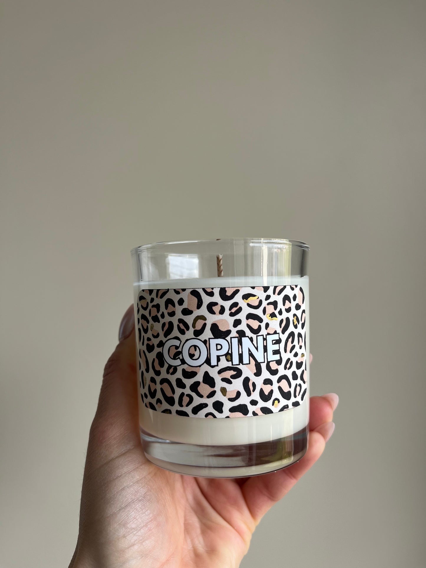 Bougie parfumée Copine – Ambre Gris – Bougie végétale – You Gold This – Cadeau original