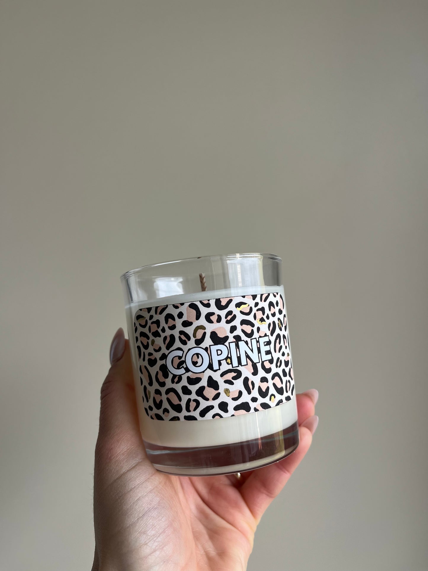 Bougie parfumée Copine – Ambre Gris – Bougie végétale – You Gold This – Cadeau original