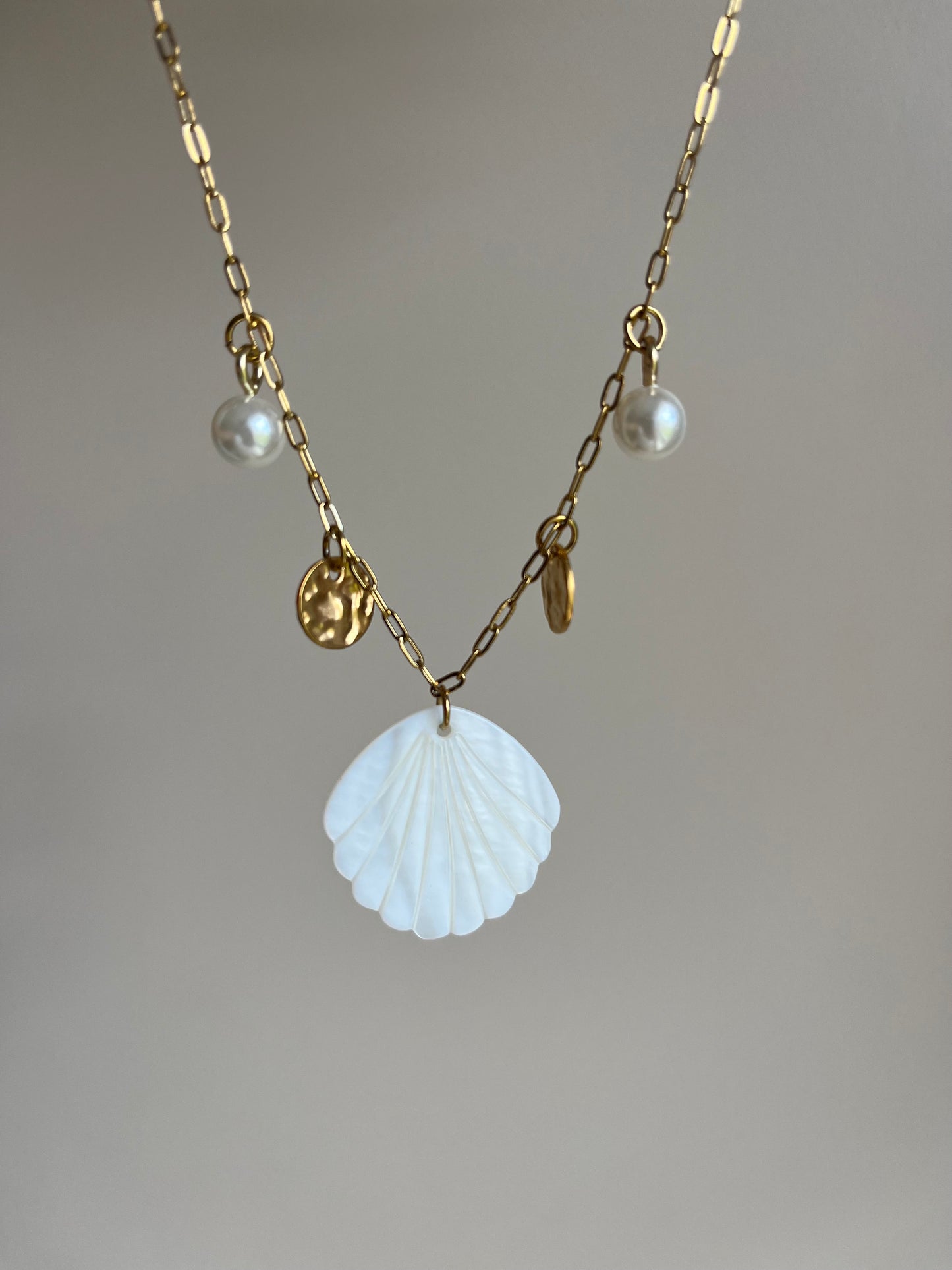 Collier Perla - Nacre et pendentifs