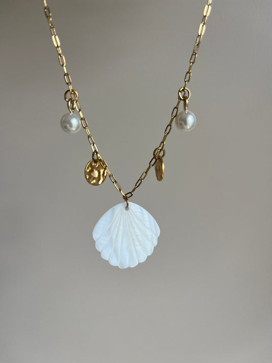 Collier Perla - Nacre et pendentifs