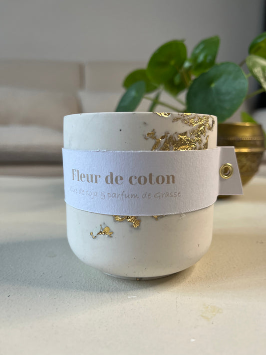 Bougie Fleur de coton - White Édition