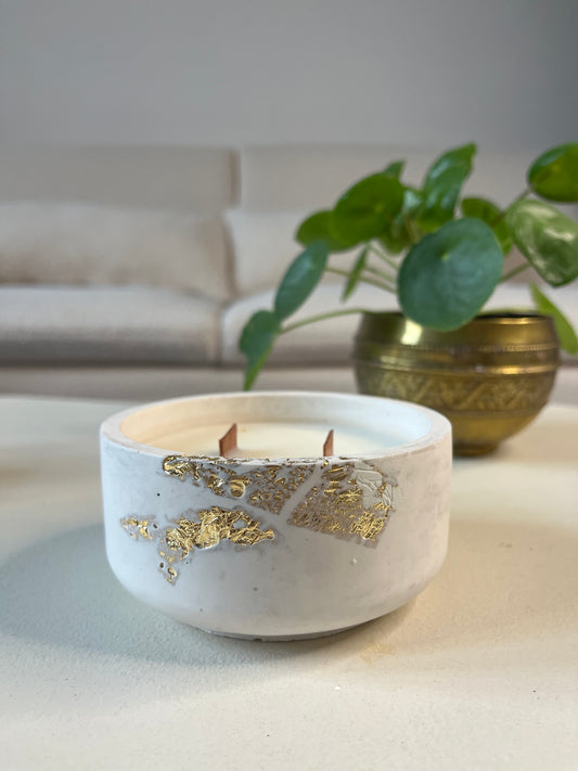 Bougie Fleur de coton - White Édition - Grand format