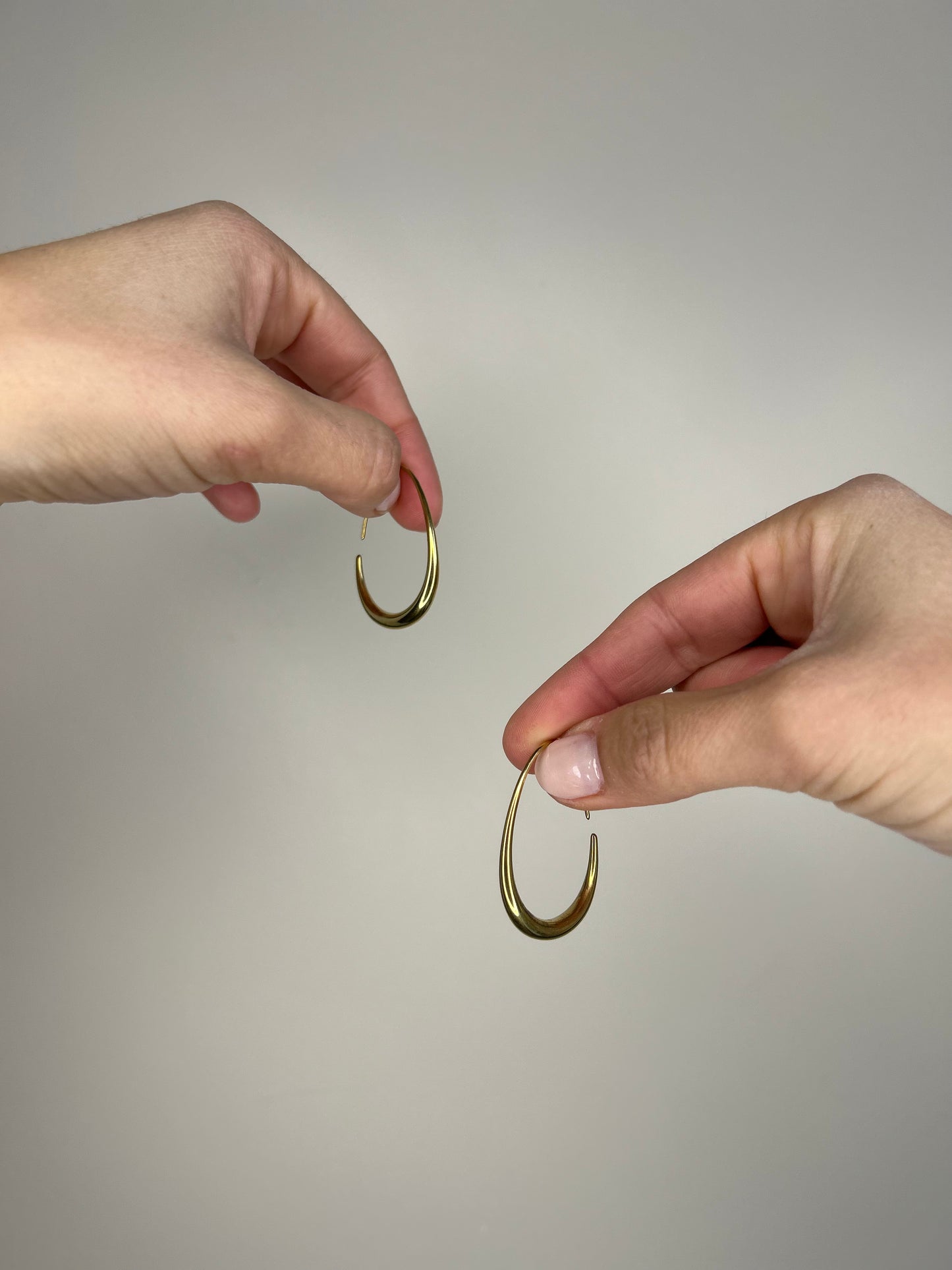 Boucles d’oreilles anneaux gouttes – Doré – Bijoux  – You Gold This