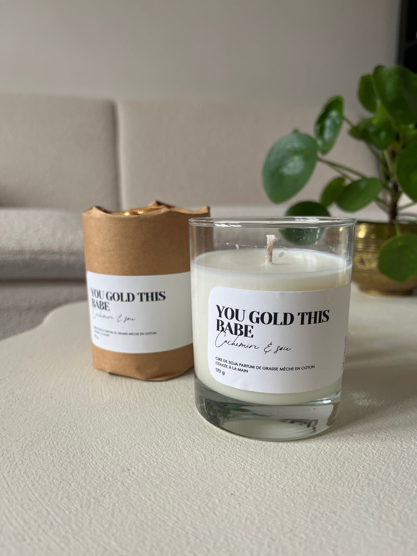 Bougie végétale parfumée - You Gold This Babe ✨