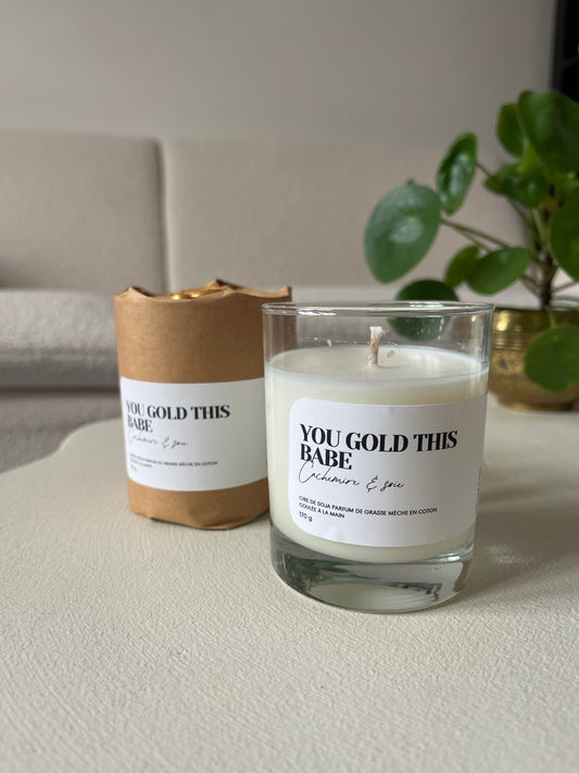 Bougie végétale parfumée - You Gold This Babe ✨