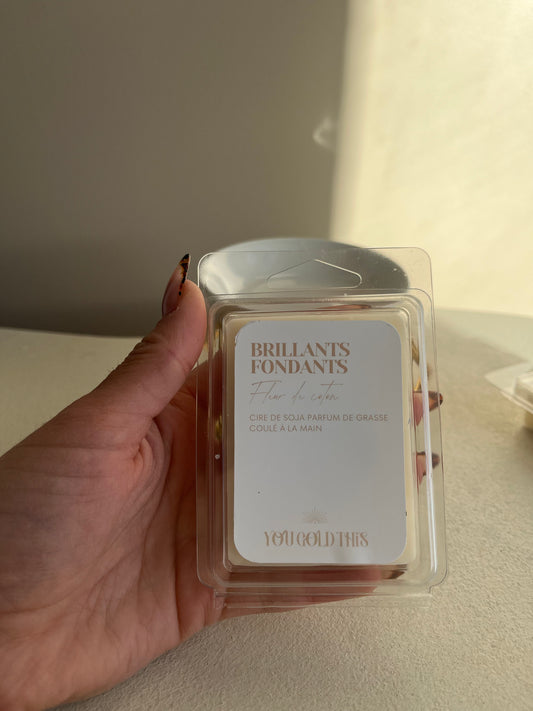 Tablette de 6 fondants parfumés - Fleur de coton
