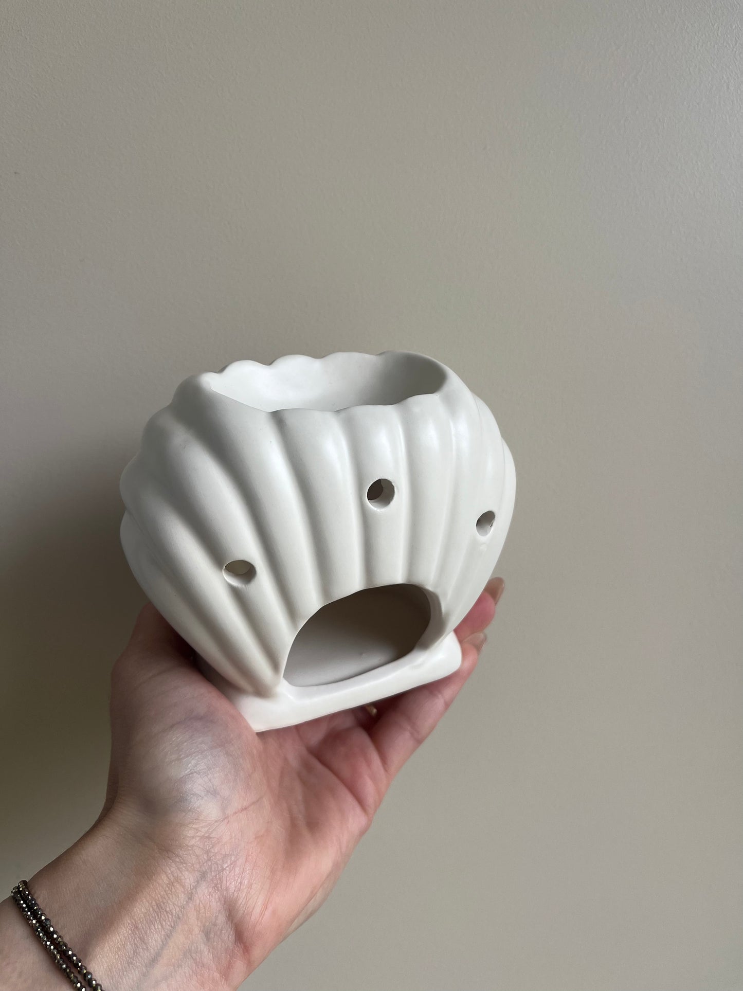 Brûleur pour fondants parfumés ✨ Shelly 🐚